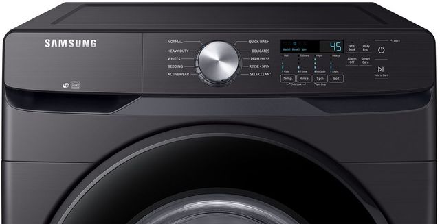 Samsung 4.5 Cu. Ft. Black Stainless Steel Front Load Washer-4