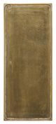 Currey & Company Boyles Antique Brass Side Table with Black Iron Frame-3