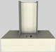 Vent-A-Hood® 36" Biscuit Contemporary Wall Mounted Range Hood-5