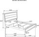Coaster® Valen 4-Piece Light Taupe Queen Panel Bedroom Set-2