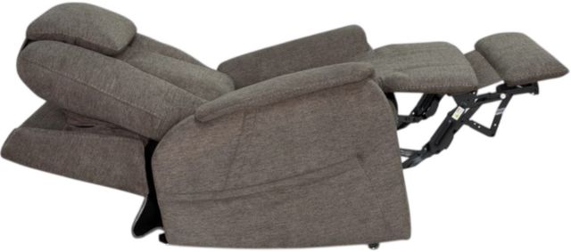 Flexsteel® Zecliner Model 3+ Petite Dark Umber Power Lift Recliner with Power Headrest, Lumbar, Heat and Massage-3