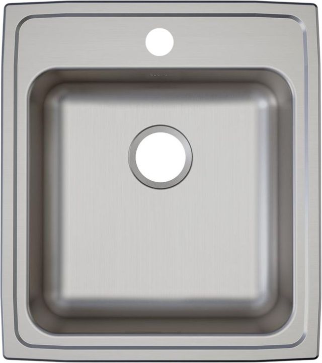 Elkay Lustertone® Classic Lustrous Satin 19-1/2" x 22" x 6" OS4-Hole Single Bowl Drop-In ADA Sink-1