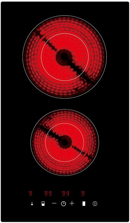 Avanti® 11" Black Electric Cooktop-4