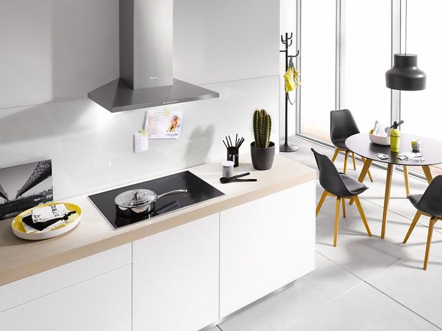 Miele 36" Stainless Steel Wall Mounted Convertible Hood-1