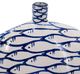 A & B Home Blue/White Hand Painted Accent Vase-3