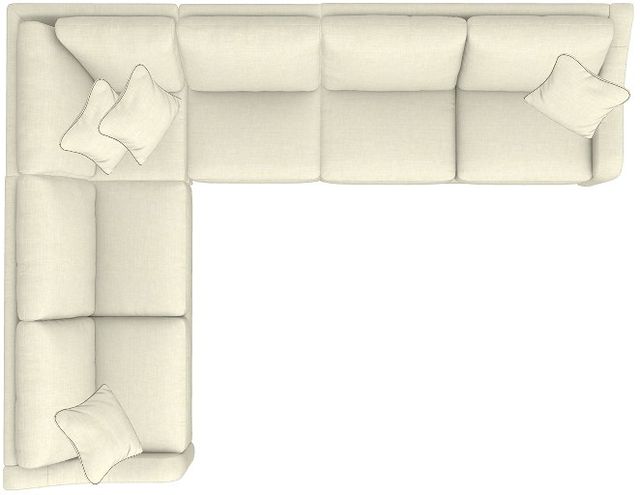La-Z-Boy® Charlie Ecru Sectional with Custom Layout Options-4