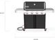 Weber® Genesis E-415 4-Burner Black Freestanding Natural Gas Grill-1