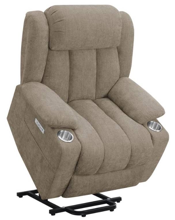 Coaster® Houston Camel Power Lift Recliner-2
