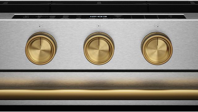 KitchenAid® Brass Slide-In Convection Range Handle and Knob kit-2
