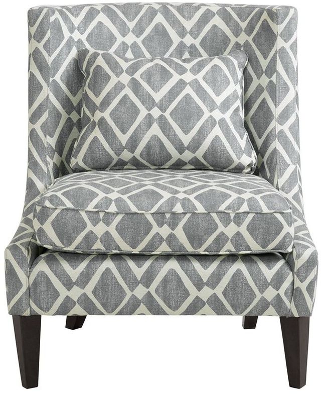 Olliix by Madison Park Grey Waverly Swoop Arm Chair-0