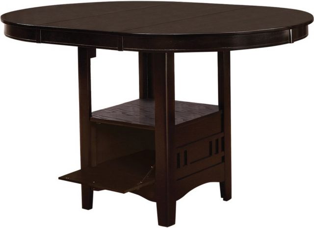 Coaster® Lavon Espresso Oval Counter Height Table