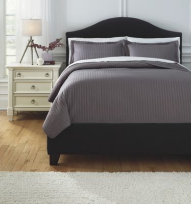 Signature Design by Ashley® Raleda Gray Queen Coverlet Set-1