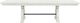 Elements International Stone White Dining Table-1