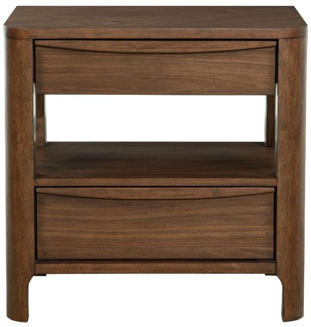 Coaster® Maderia Walnut Nightstand-1