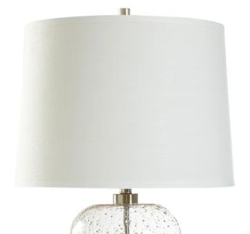 Stylecraft Brushed Nickel/Clear Ash Table Lamp -1