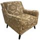 Fusion Furniture Starter Jute Stylized Copper Orange Accent Chair-0