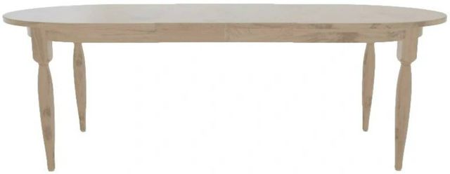 Mavin Customizable 42" x 66" Oval Extendable Dining Table with 2 Leaves-1