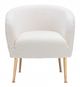 Zuo® Sherpa Beige & Gold Accent Chair-1