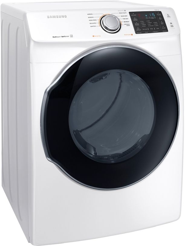Samsung 7.5 Cu. Ft. White Front Load Electric Dryer-2