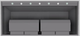 Vent-A-Hood® Designer Series 54" Gunsmoke Wall Mounted Range Hood-1