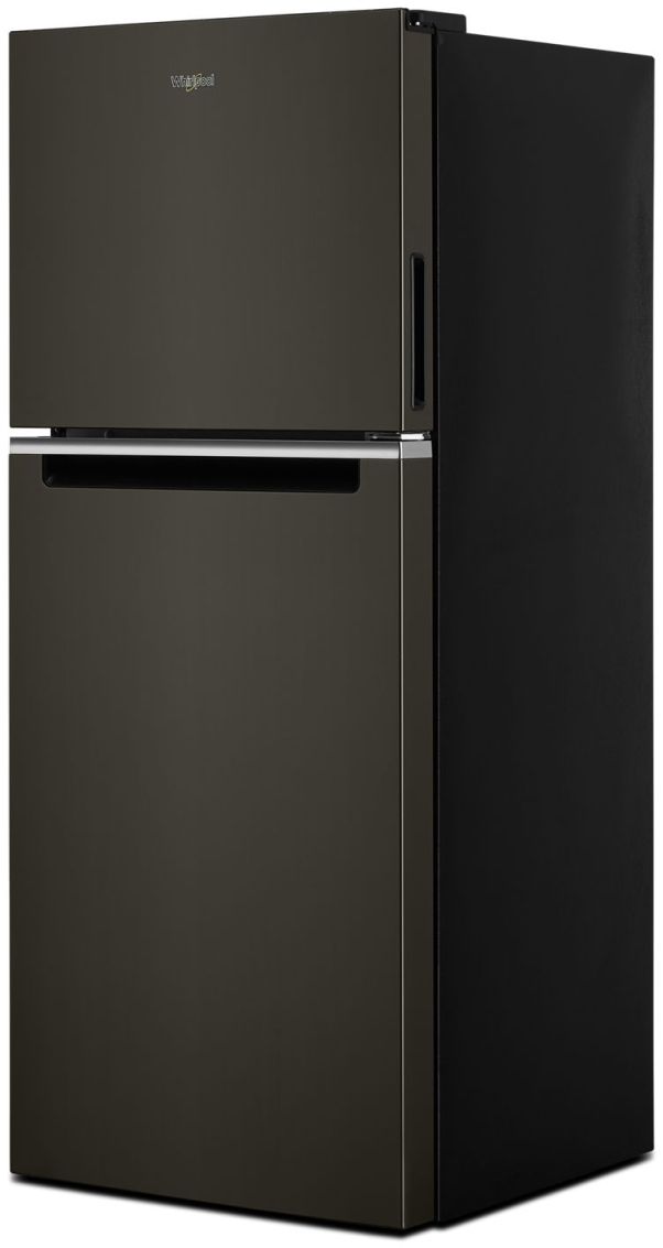 Whirlpool® 24" 11.6 Cu. Ft. Black Stainless Steel Counter Depth Top Freezer Refrigerator-2
