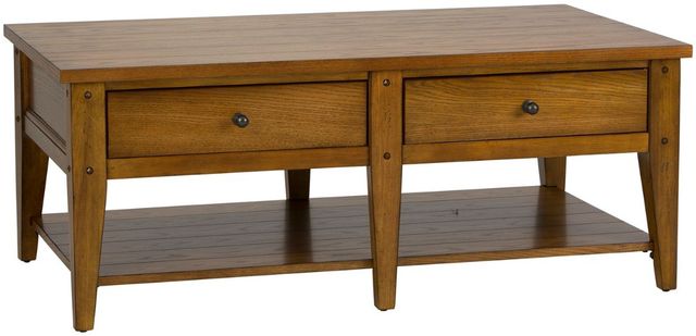 Liberty Furniture Lake House Oak Cocktail Table-0