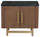 Fairfield® Dimitri Kafe Nightstand with Galaxy Black Marble Top-2