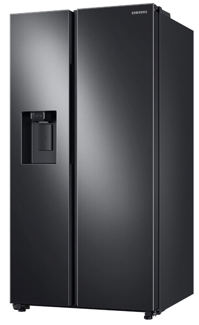 Samsung 36 in. 27.4 Cu. Ft. Fingerprint Resistant Black Stainless Steel Side-by-Side Refrigerator-3