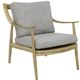 YHD Turnkey Brown/Gray Lounge Chair-0