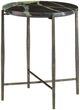 Crestview Collection Green End Table with Black Base-0