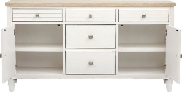 Magnussen Home® Echo Isles Driftwood/Sea Pearl Buffet-3