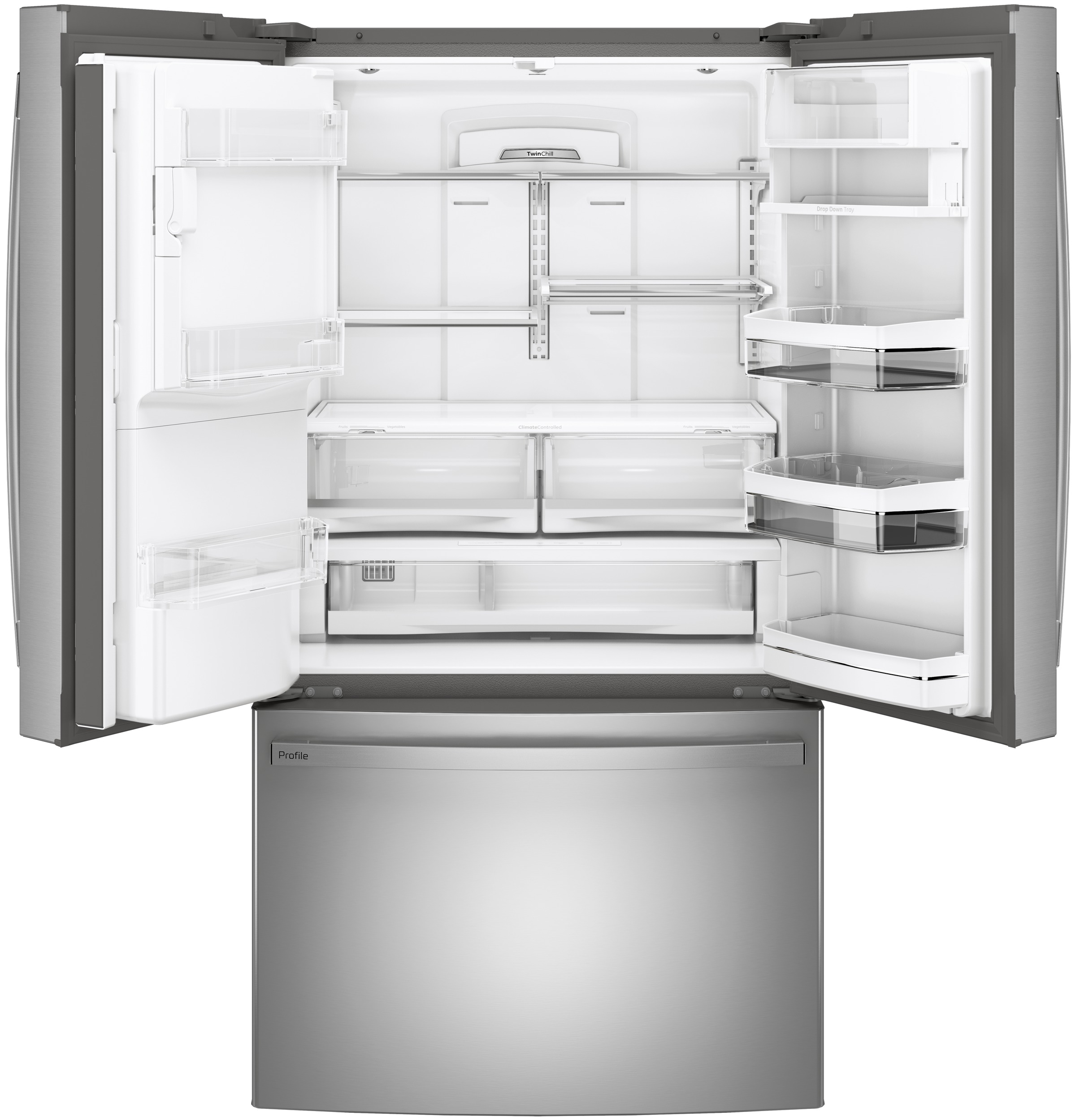 GE Profile 22.4 Cu. Ft. Smart Counter-Depth 4-Door French-Door Refrigerator