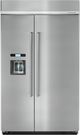 KitchenAid® 29.5 Cu. Ft. Stainless Steel with PrintShield™ Finish Built In Side-By-Side Refrigerator-0