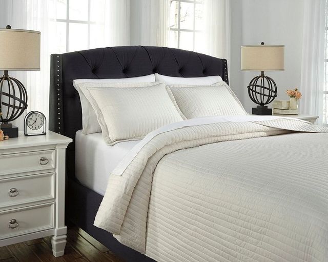 Signature Design by Ashley® Raleda Buff Queen Coverlet Set-2