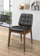 Coaster® Redbridge 2-Piece Black/Natural Walnut Side Chairs-3