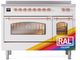 Ilve® Nostalgie II Series 48" Custom RAL Color Pro Style Induction Range-0
