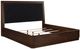 Signature Design by Ashley® Dilenno Dark Brown California King Upholstered Panel Bed-0