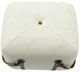 YHD White Denver Ottoman Pouf-5