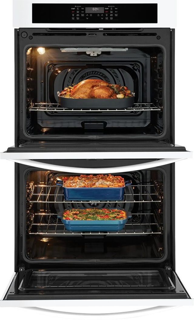 Frigidaire® 27” White Electric Double Wall Oven with Air Fry-3