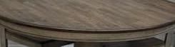Allwood Furniture Group #130 Light Grey/Rustic Brown Solid Hardwood Pedestal Table Set-2