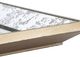 A & B Home Dorthea Gold Rectangular Hanging Mirror-4