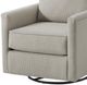 Fusion Furniture Sandbar Sage Menswear Hemp Swivel Glider Chair-1