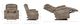 La-Z-Boy® Redwood Charcoal Power Rocking Recliner with Headrest and Lumbar-4