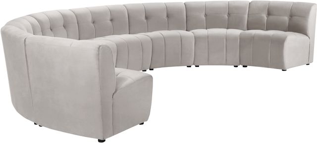 Meridian Furniture Limitless 8-Piece Cream Velvet Modular Sectional-2