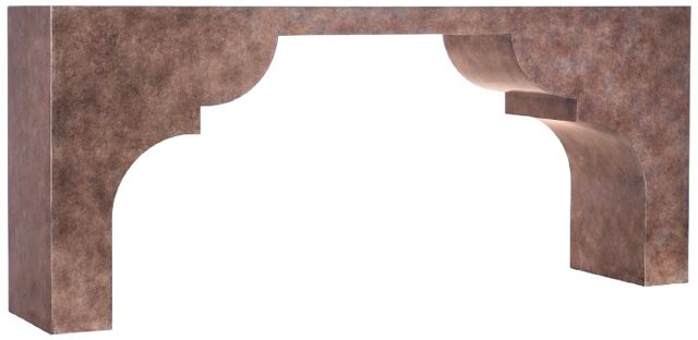 Hooker® Furniture Melange Taj Silver Leaf Console Table-0