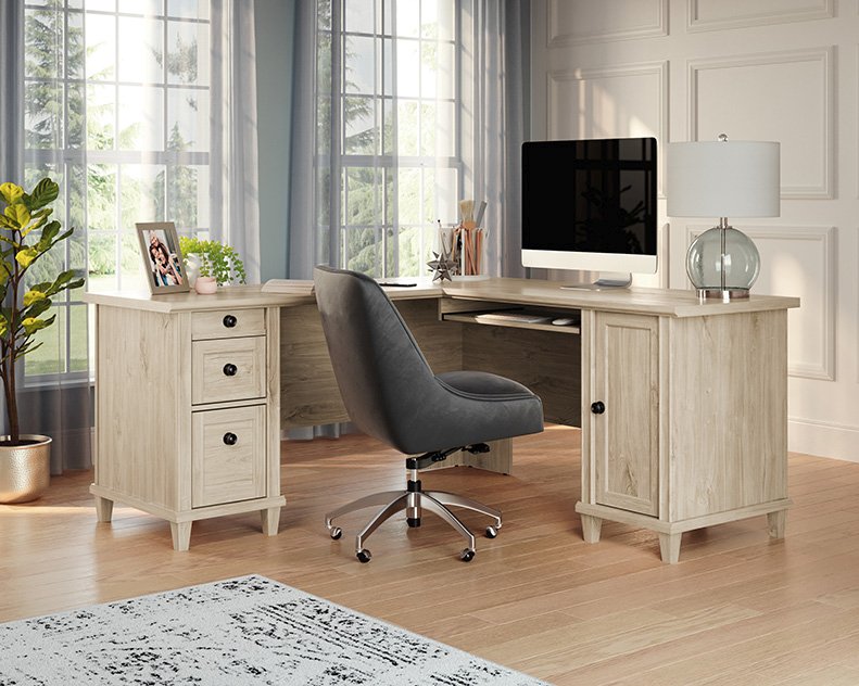 Sauder Hammond L-Shaped Desk - Thumbnail 4