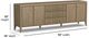 Flexsteel® Reed Driftwood Oak Large Entertainment Console-2