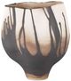 Currey & Company Inoue Black/Off White Medium Vase-1
