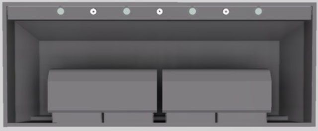 Vent-A-Hood® Designer Series 60" Gunsmoke Wall Mounted Range Hood-1