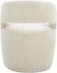 Moe's Home Collection Barrow White Mist Rolling Dining Chair-3